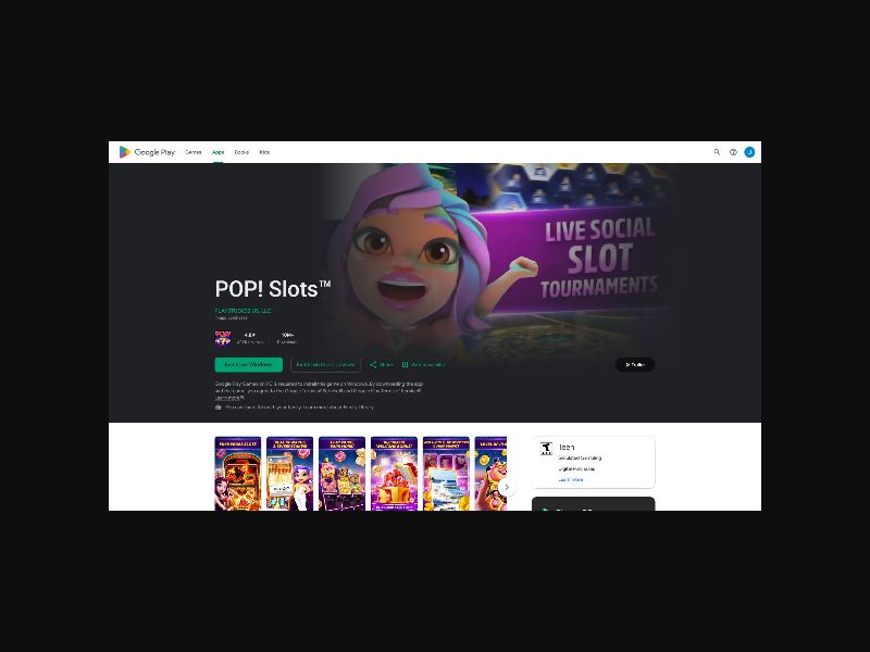 POP! Slots - Vegas Casino Slot Machines Games - FTD (WW)