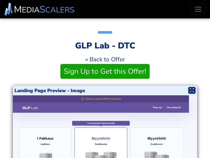 GLP Lab - DTC (Event Tracking) [FI]