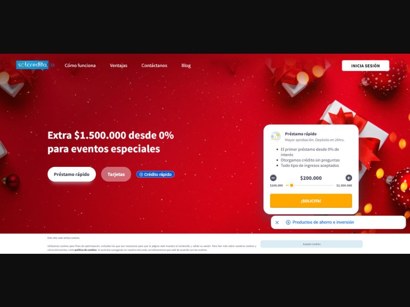 [WEB+MOB] Solcredito /CO CPL [Email] [Approval Required]