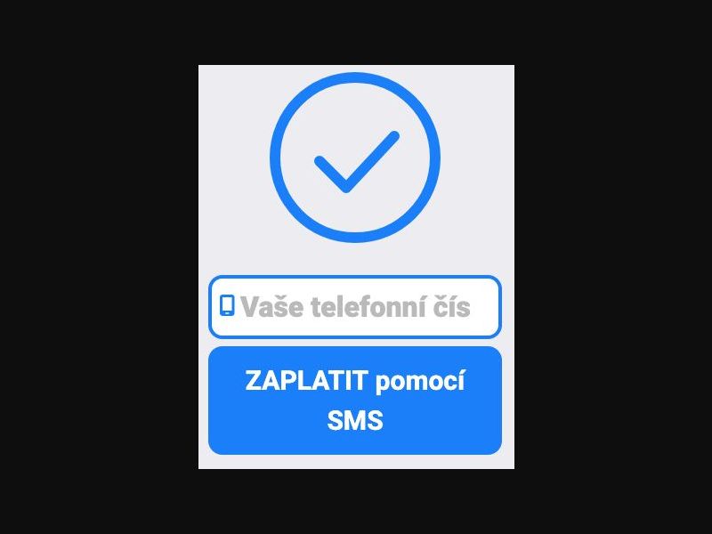 38262 - CZ - [MOB] - Blue Check Download - SMS