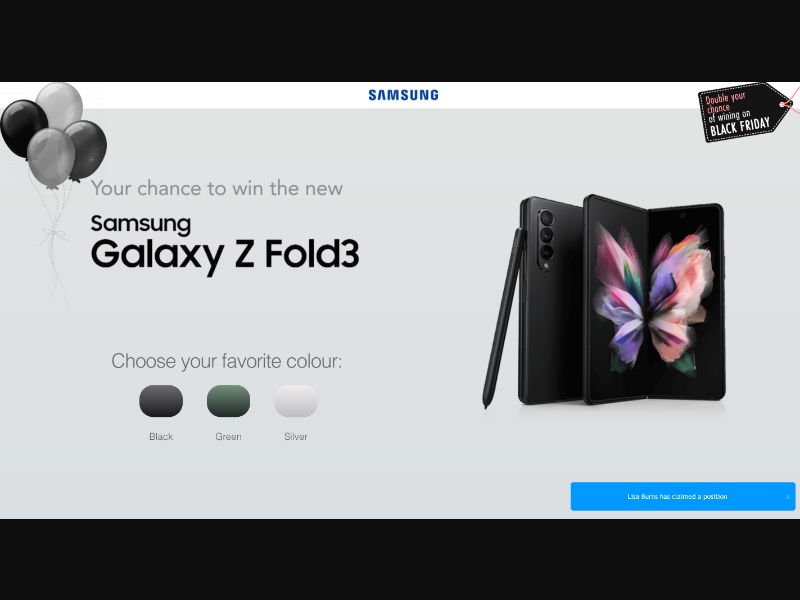NZ - Quiztionnaire - Galaxy Z Fold3 BlackFriday - (CPL)