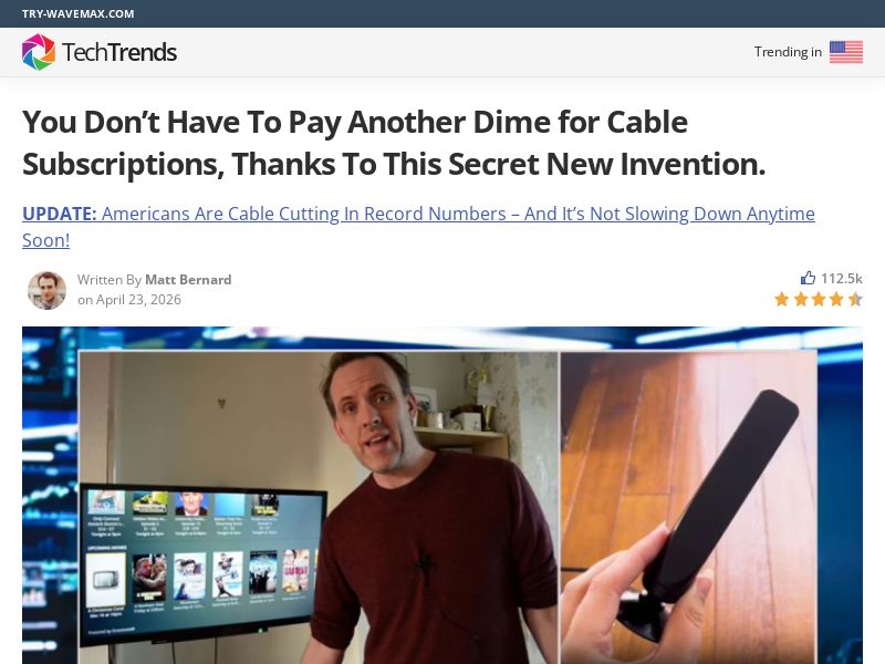 WaveMax Antenna - Advertorial [INTL] (Social,Banner,Native,Push,SEO,Search,Brand Bidding) - CPA