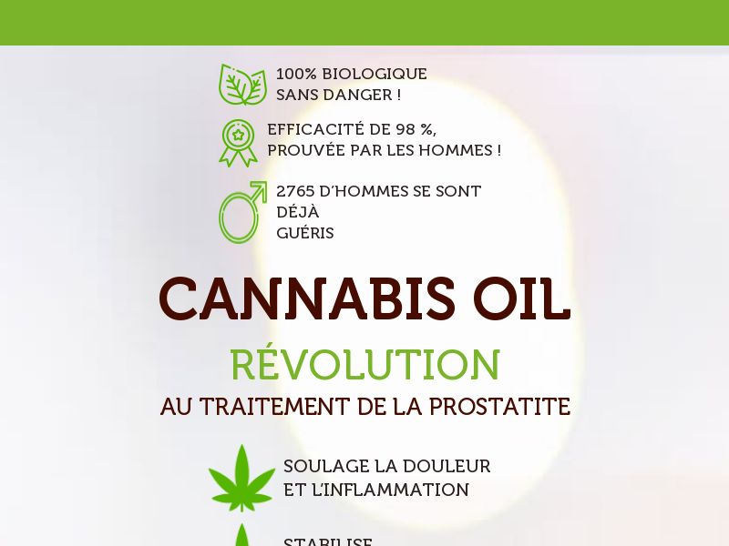 Cannabis Oil BE (FR) 59 EUR (prostatitis)