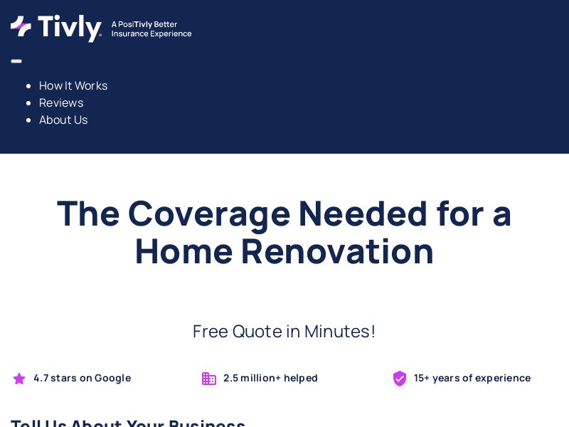 Tivly Business Insurance - Direct