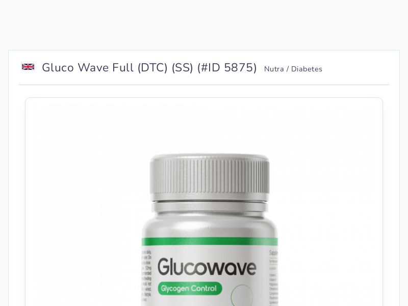 Gluco Wave Full (DTC) (SS)