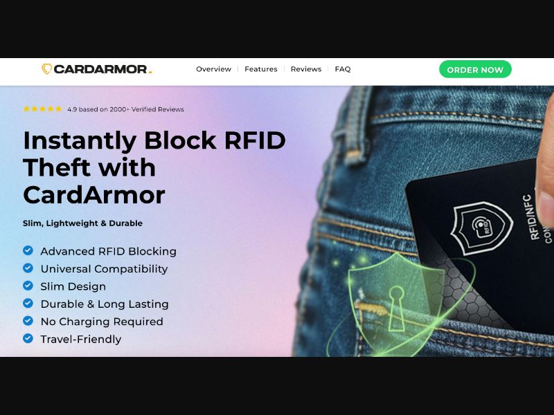 [WEB+MOB] Card Armor - $44,95 /US CPS