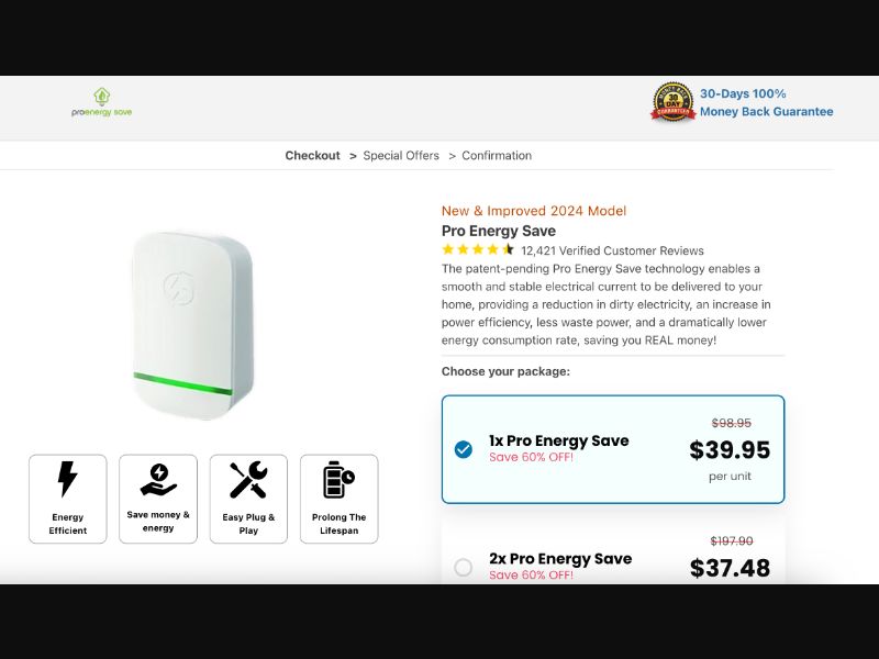 [WEB+MOB] Pro Energy Save - CTC $39,95 /US CPS
