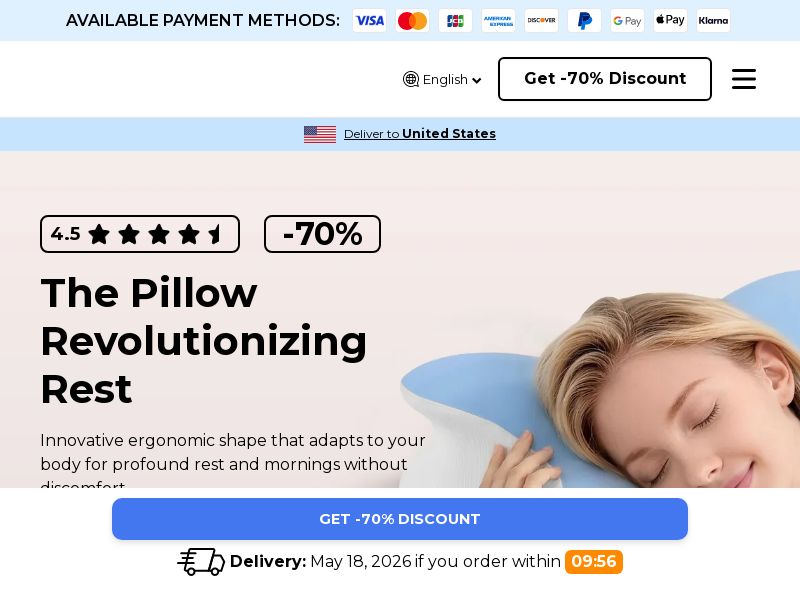 ! HOT OFFER - Melara Air Pillow [US,CA,DE,AU,AT,CH,FR,BR,BE,JP,PH,MC,LU,SG+] (Social,Banner,Native,Push,SEO,Search,Brand Bidding) - CPA