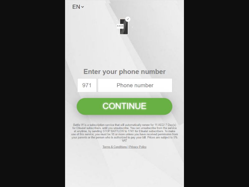 [MOB] Entertainment White /AE [Etisalat] PIN