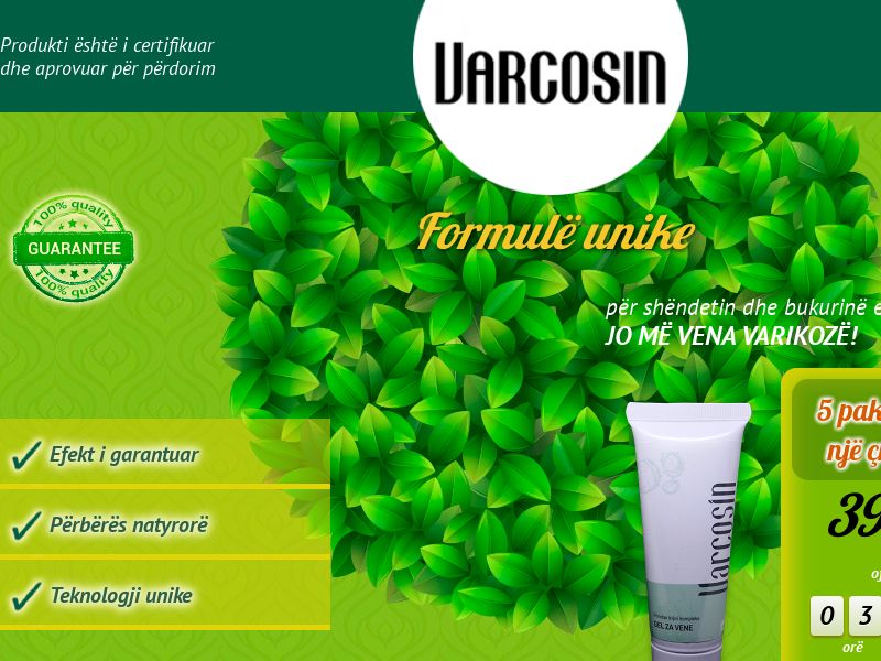 Varcosin XK - varicose vein cream