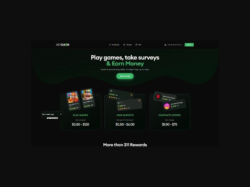 HeyCash - Survey Rewards - DOI (UK)