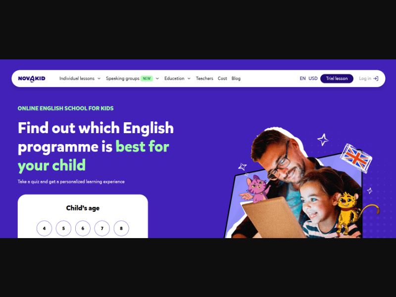 [WEB+MOB] NovaKid - English Lessons for Kids /International CPS