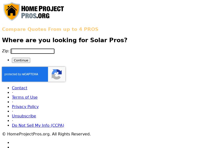 Home Project Pros Solar