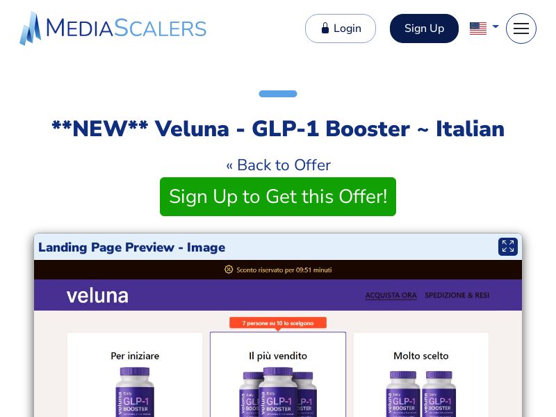 Veluna - GLP-1 Booster ~ Italian {+DTC} [CH]