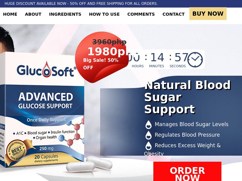 GlucoSoft PH - sugar control supplement