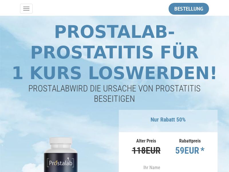 Prostalab 59 EUR DE - prostatitis