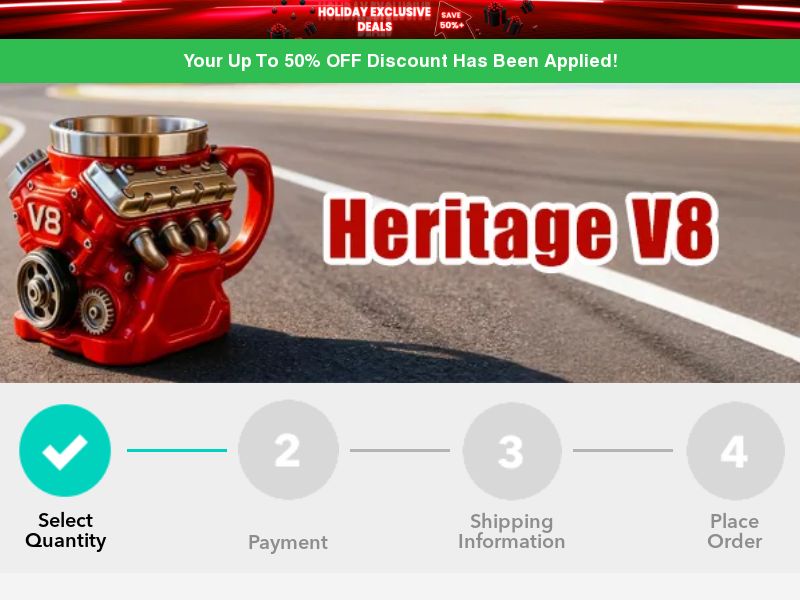 Vueeze Heritage V8 Engine Mug - EN Global