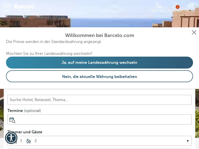 [WEB+MOB] Barcelo Hotels /DE - Revshare 4.8% [Approval Required]