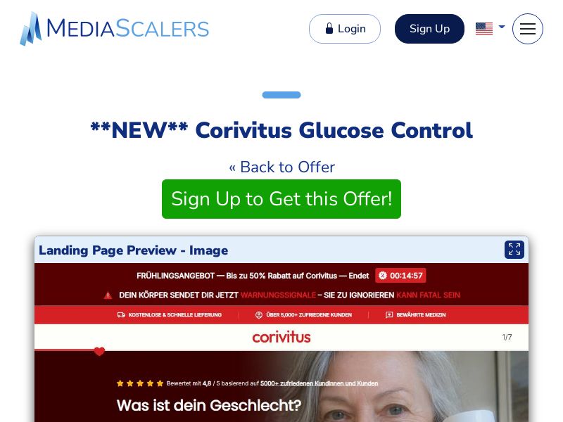 Corivitus Glucose Control {+DTC} [DE, AT, CH]