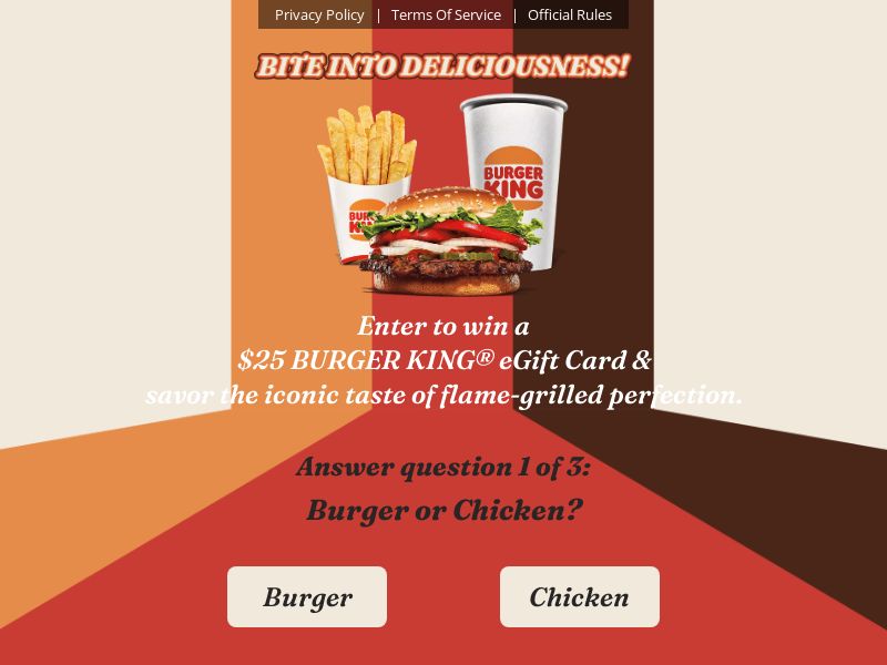 Everyday Winner Burger King Gift Card - CPL | US