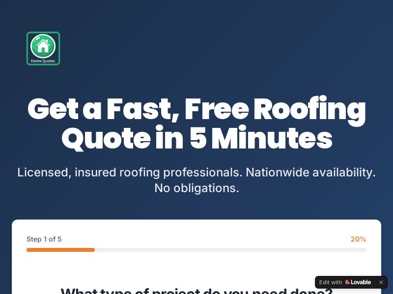 Replace or Repair - Roofing - revshare | Intl 