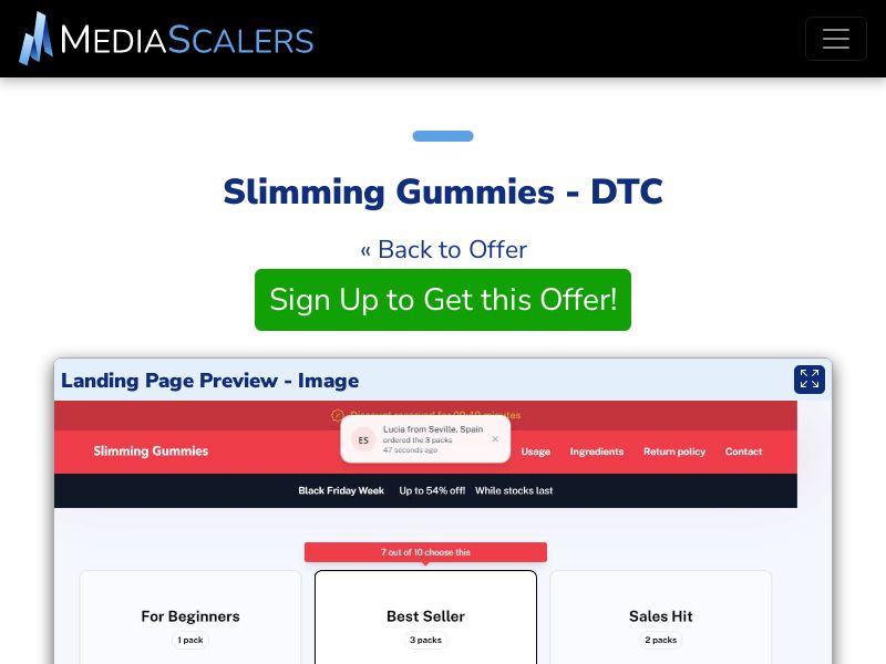 Slimming Gummies - DTC (Event Tracking) [IE]