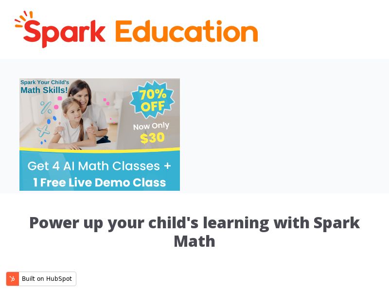 Spark Math: Fun and Effective Online Math - US