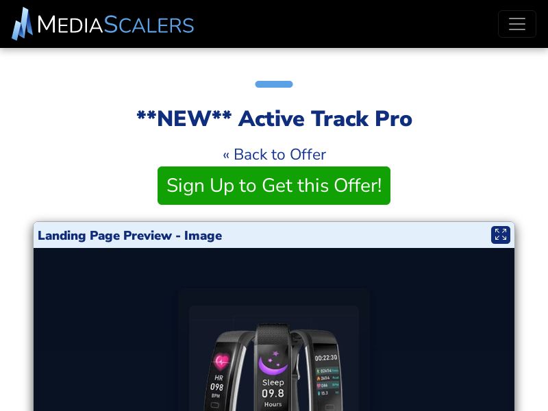 Active Track Pro {+DTC, Advertorial, Alt-Landers} [US, CA, AU, UK]