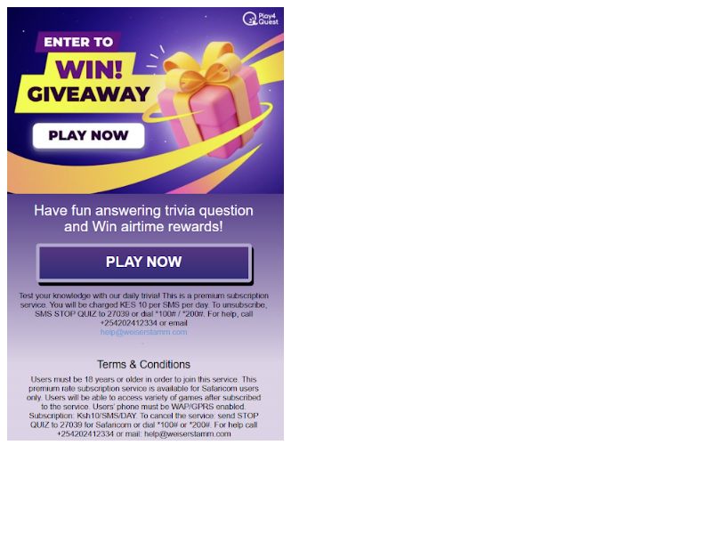 PlayQuest Safaricom