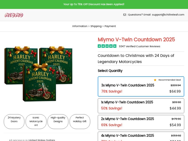Miymo V-Twin Advent Countdown SS - US