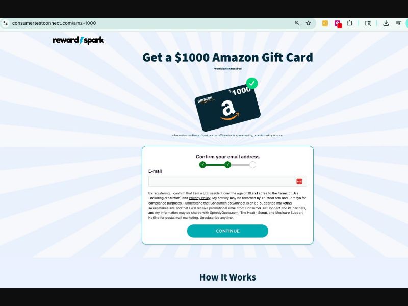36027 - US - [MOB] - $1000 Amazon - RewardSpark - CPL SOI
