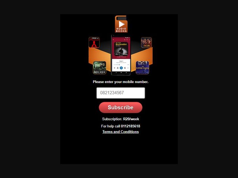 38819 - ZA - [MOB] - Audio Books - Telkom - 2 Click