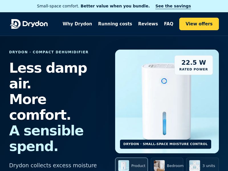 Drydon Dehumidifier [AU] (Social,Banner,Native,Push,SEO,Search,Brand Bidding) - CPA
