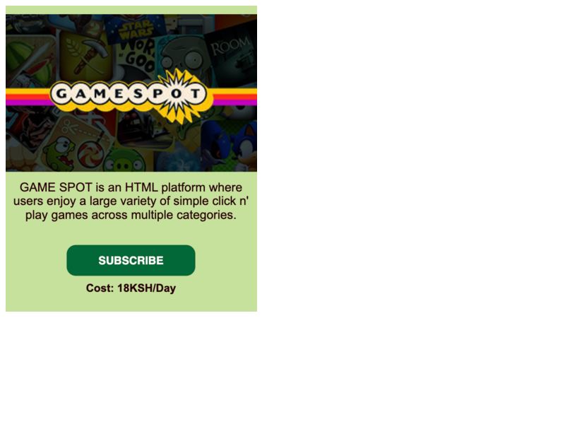 Game Spot Mfilter Safaricom