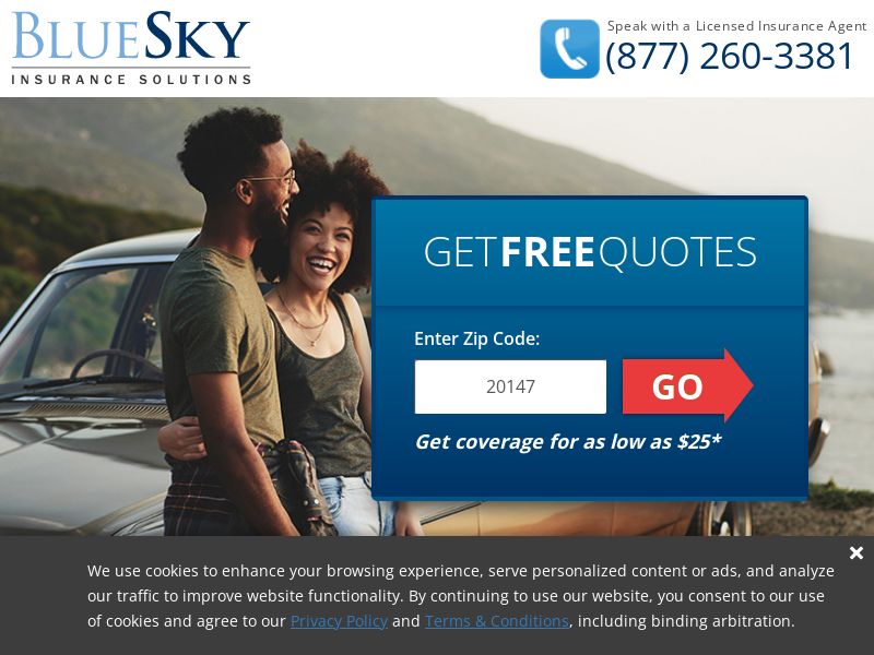 Blue Sky Auto Insurance - CPL [US]