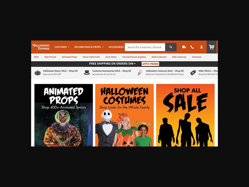 Halloween Express - Costumes & Decorations - RevShare (US)