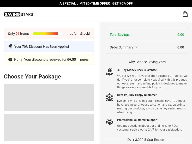 SavingStars Drain Cleaner - DTC [INTL] (Social,Banner,Native,Push,SEO,Search,Brand Bidding) - CPA