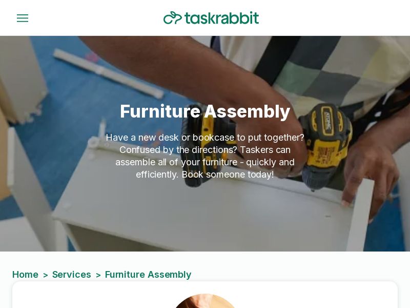 Taskrabbit - Furniture Assembly - CPL (US)