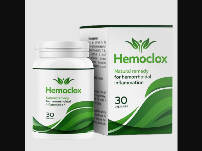 Hemoclox - capsules for hemorrhoids