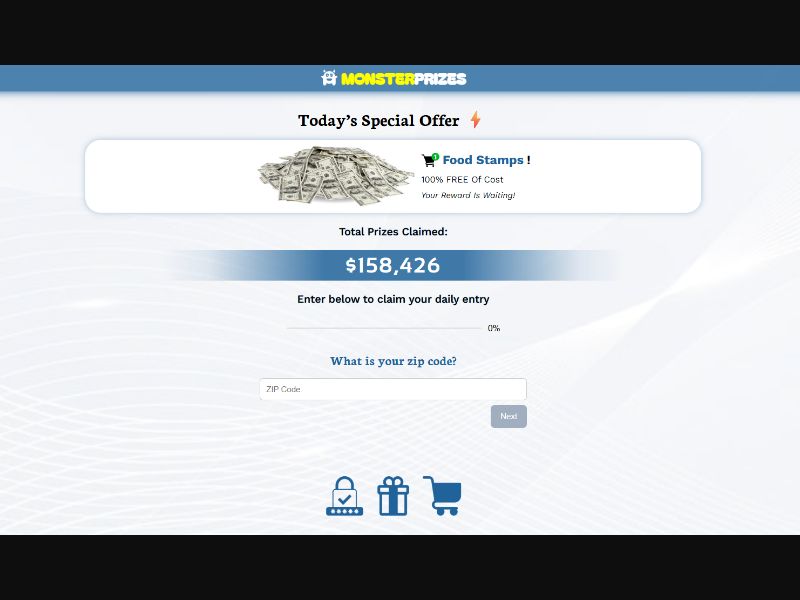 MonsterPrizes - Food Stamps - US