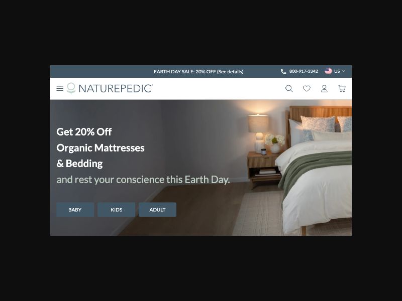 Naturepedic - Organic Mattresses - RevShare (US)