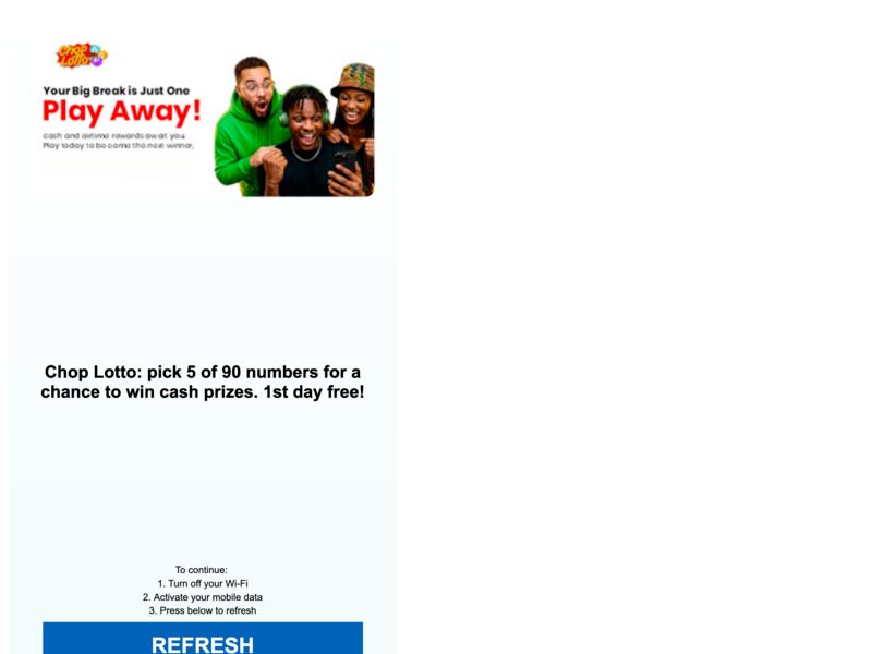 ChopLotto Secure D Airtel