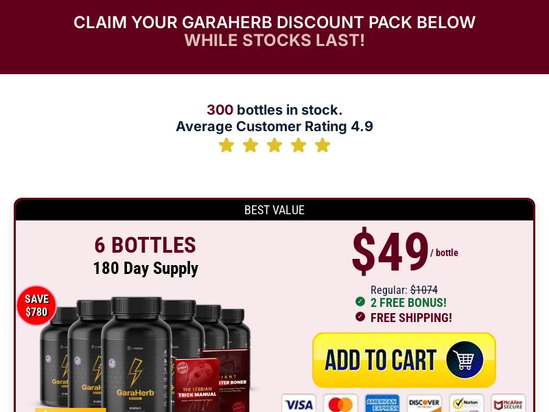 Garaherb SS - US/UK/CA/UK/IE/NZ