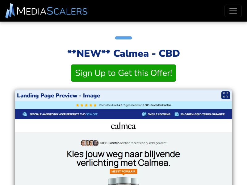 Calmea - CBD {+DTC, Quiz} [NL]