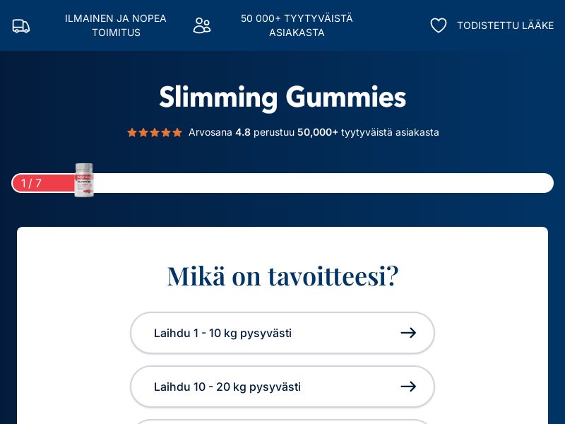 ! NEW OFFER - Slimming Gummies - DTC [FI] (Social,Banner,Native,Push,SEO,Search,Brand Bidding) - CPA