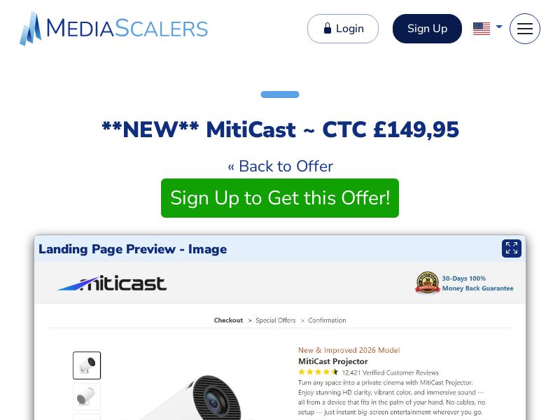 MitiCast ~ CTC £149,95 {+DTC} [UK]