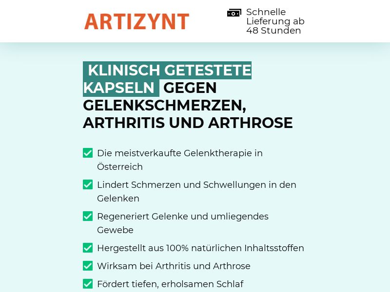 ArtiZynt caps LOW PRICE EU - Joint recovery