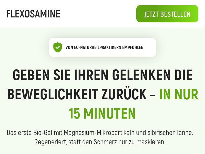 Flexosamine GEL LOW PRICE EU - Joint recovery