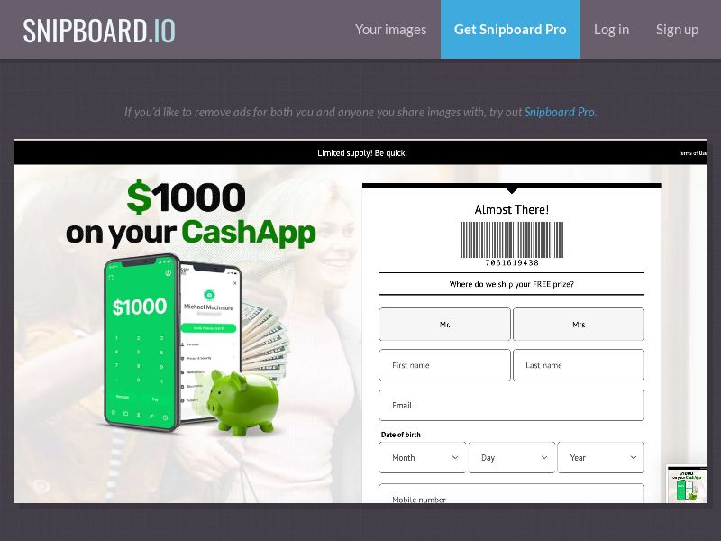 ConsumersConnect - $1K Cashapp US - SOI