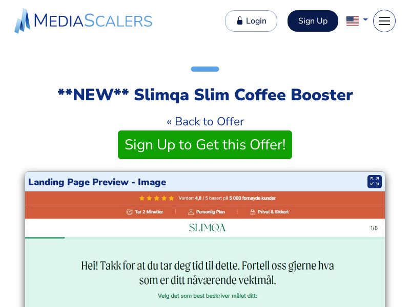 Slimqa Slim Coffee Booster {+Quiz, DTC} [NO]